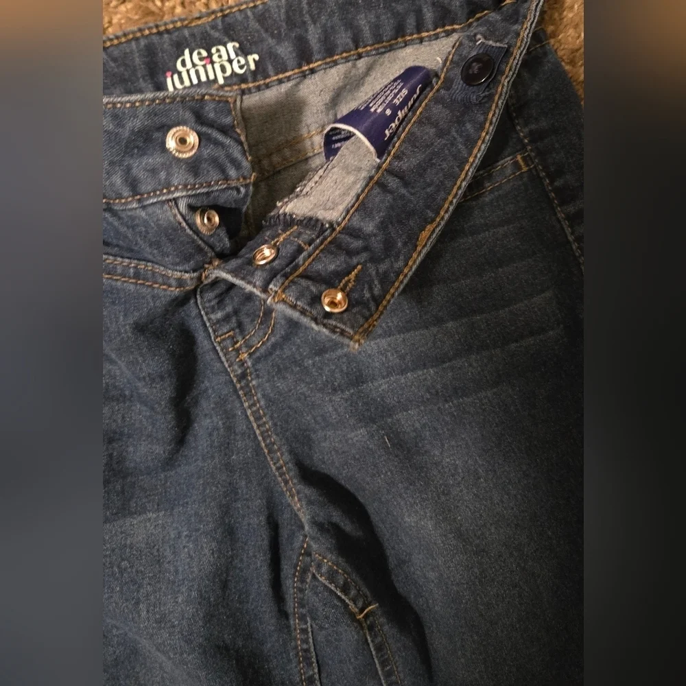 Girls Size 8 Classic Blue Denim Jeans Set Of 3 - Picture 6 of 12